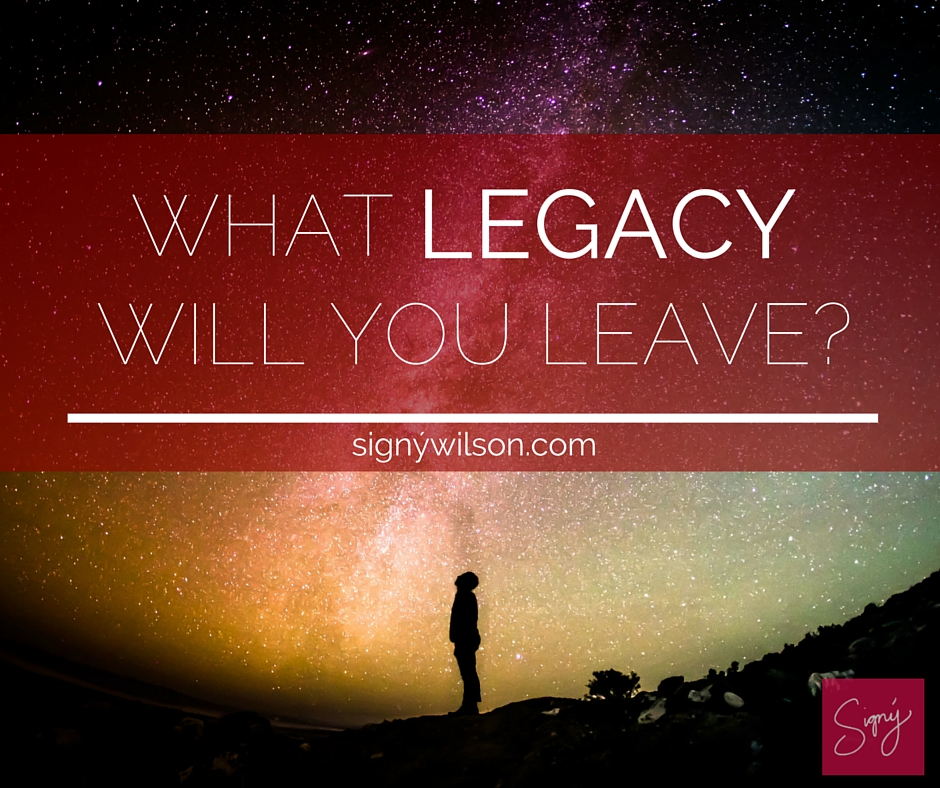 What Legacy will you lead?