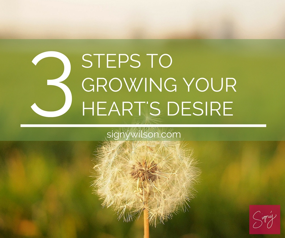 02-3 Steps to Growing Your Heart's Desire